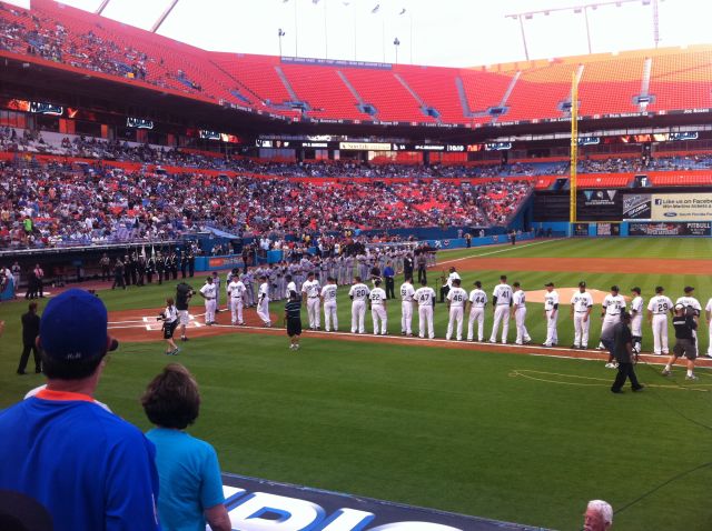 Florida Marlins Opening Day Game 2011